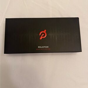 Peloton Black Box with Red Logo Heart Rate Monitor Packaging